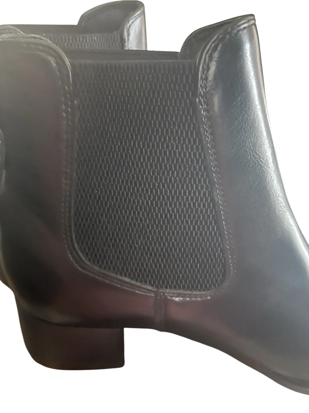 Steve Madden Chayse Black Chelsea Ankle Boot Size 9 Block Heel